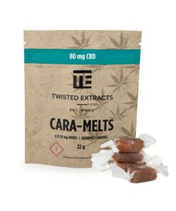 Twisted Extracts CBD Cara-Melts 80mg