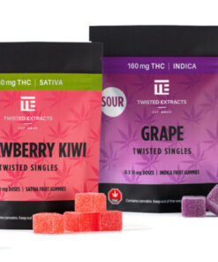 Twisted Extracts Sour Singles (Sativa, Indica, CBD)