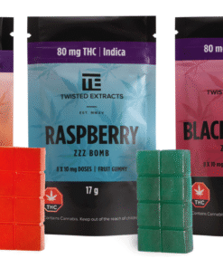 Twisted Extracts Indica Jellybomb 80mg